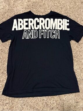 Abercrombie & Fitch Kids Black Logo Tee